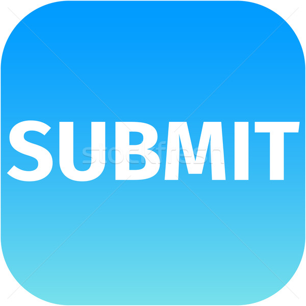 blue text submit icon for app Stock photo © jarin13