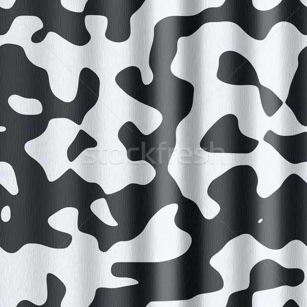 Kış ordu doku üniforma siyah beyaz Stok fotoğraf © jarin13