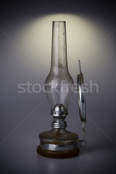old kerosene lamp isolated on white background Stock photo © jarin13