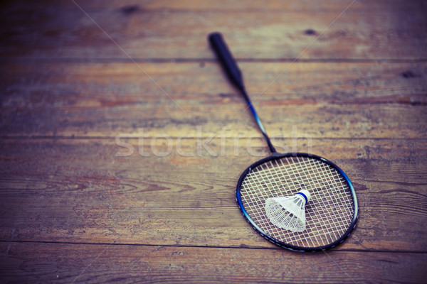 vintage badminton racquet Stock photo © jarin13