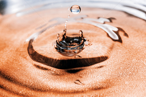Photo stock: Goutte · d'eau · chute · eau · lumière · beauté · énergie