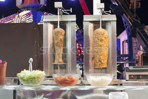 Főzés kebab étterem utca elad üzlet Stock fotó © jarp17