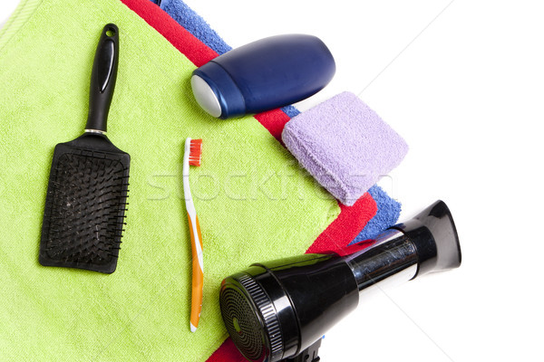 Igiena igiena personala folosit duş curăţenie curăţa Imagine de stoc © jarp17