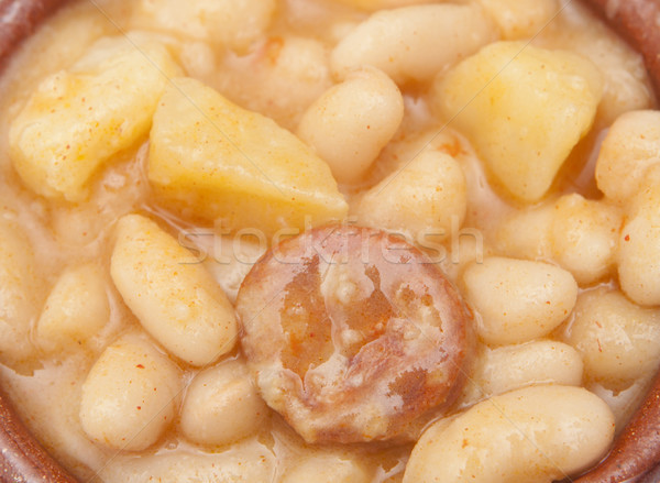 プレート 豆 チョリソ 地中海料理 食品 ストックフォト © jarp17
