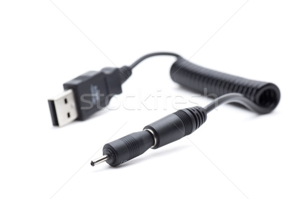Einlegen Verbindung Verbindung usb Kabel Technologie Stock foto © jarp17