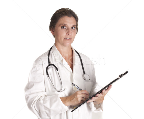 Nota médico mulher médico hospital Foto stock © jarp17