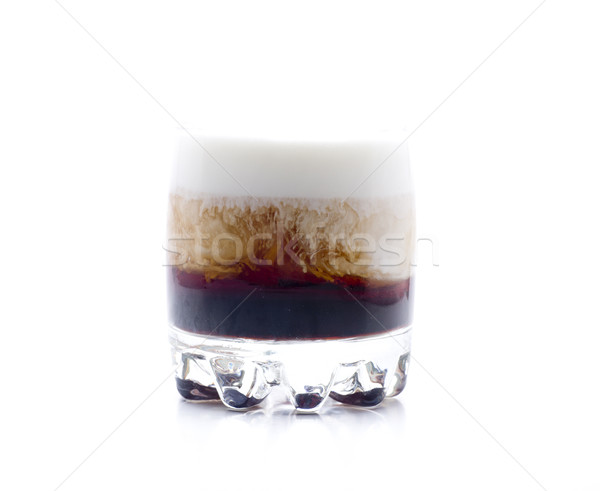 Duży koktajl w górę wódki kawy likier Zdjęcia stock © jarp17
