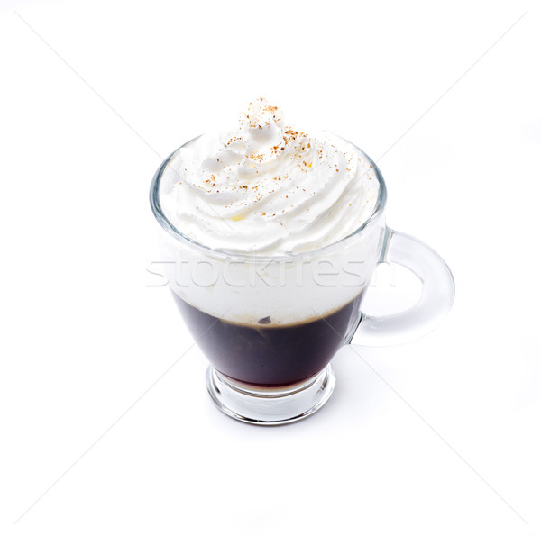 Irish Kaffee trinken berühmt Cocktail Grundlage Stock foto © jarp17