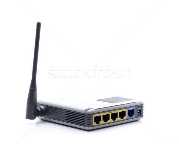 Routeur isolé internet wifi ordinateur technologie [[stock_photo]] © jarp17