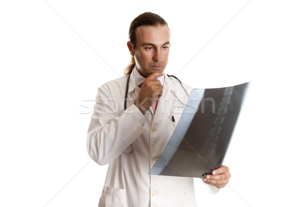 Schauen Radiographie Arzt geben Diagnose Hand Stock foto © jarp17