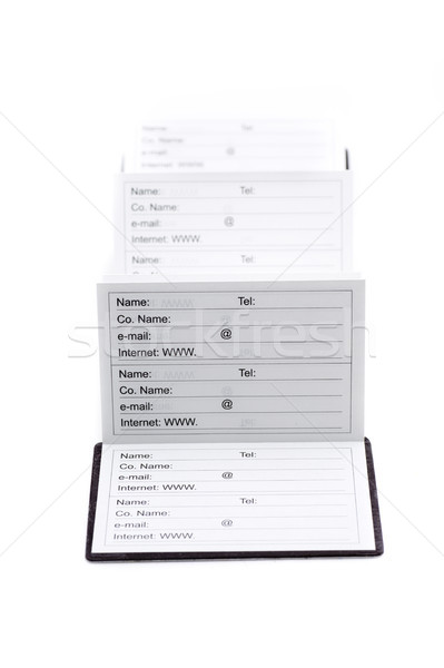 Dziennik magnes mały dopasować papieru książki Zdjęcia stock © jarp17