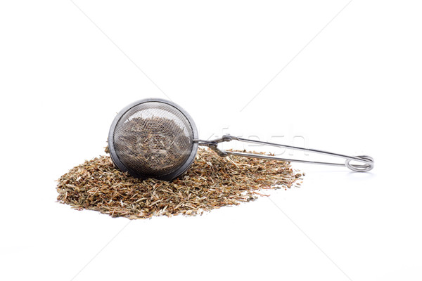 Infuzie instrument natural iarbă ceai Imagine de stoc © jarp17
