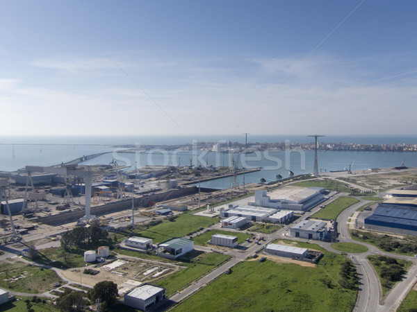 bay of cadiz and shipyard Stock photo © jarp17