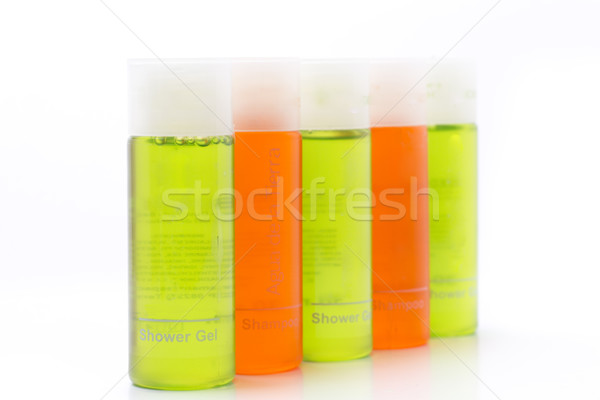 Gel shampoo verscheidene pot lichaam schoonheid Stockfoto © jarp17