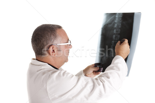 Radiographie Arzt Arbeit Gesundheit Arbeitnehmer Person Stock foto © jarp17