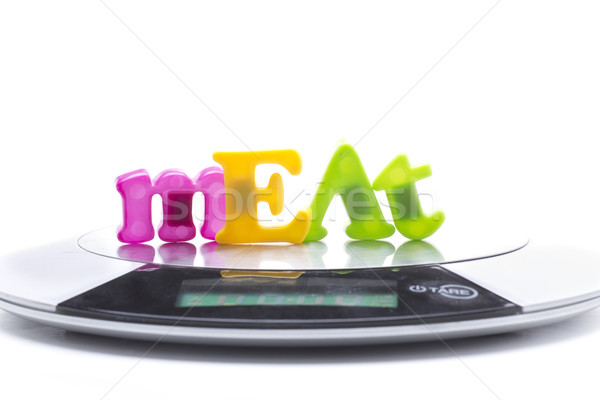 meat weight digital Stock photo © jarp17