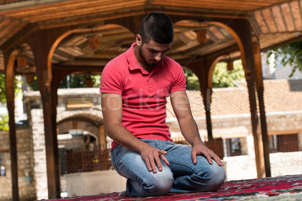 Young Muslim Guy Praying Stock photo © Jasminko