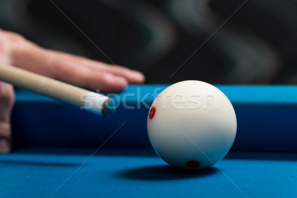 Taking Aim To Shoot The One Ball Stock photo © Jasminko