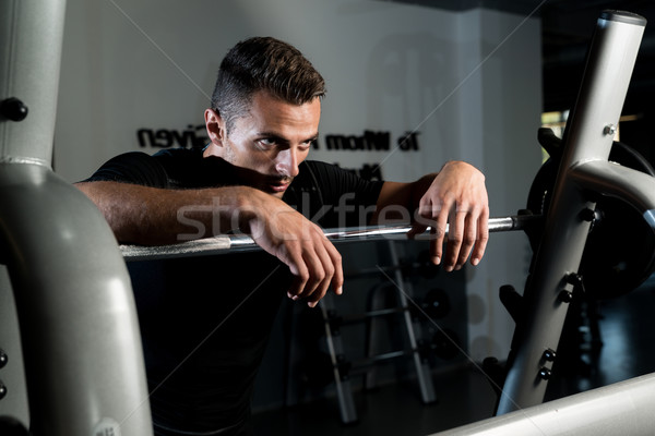 Ginásio homem corpo retrato exercer músculo Foto stock © Jasminko