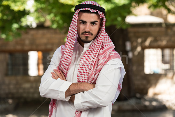 Portrait Of Young Arab Saudi Emirates Man Stock photo © Jasminko