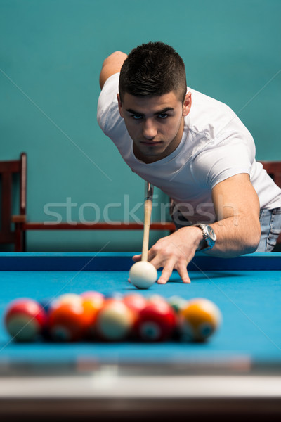 Young Man Concentrates On His Break Stock photo © Jasminko