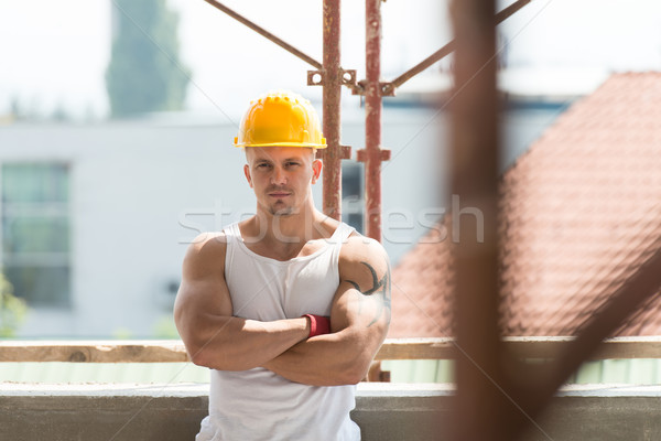Construction Worker Taking A Break On The Job Stock photo © Jasminko