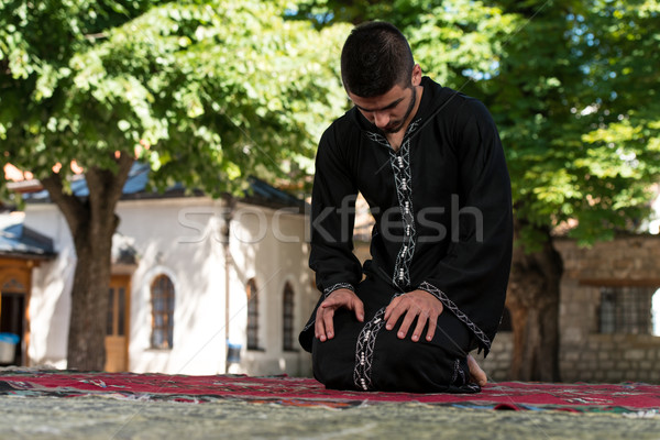 Prayer At Mosque Stock photo © Jasminko