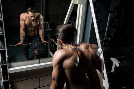 Cable Crossover Chest Workout Stock photo © Jasminko
