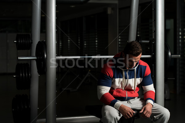 Esfuerzo moda retrato masculina torso atleta Foto stock © Jasminko