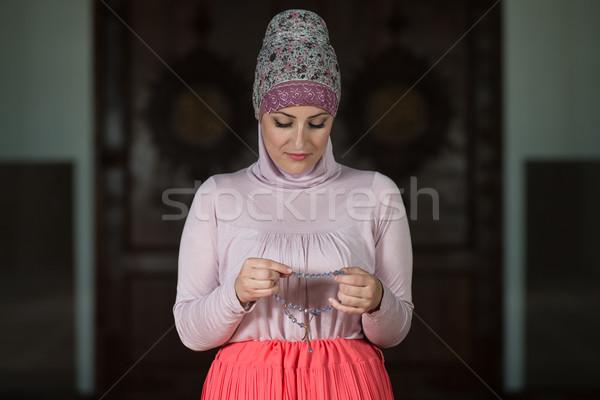 Young Muslim Woman Praying Stock photo © Jasminko