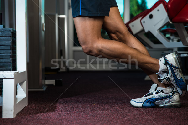 Imagine de stoc: Uimitor · picioare · exercita · piele · atlet