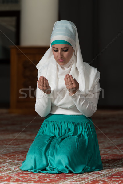 Humble Muslim Prayer Woman Stock photo © Jasminko