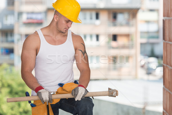 Construction Worker Taking A Break On The Job Stock photo © Jasminko