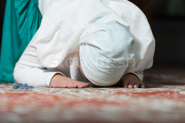 Young Muslim Woman Praying Stock photo © Jasminko