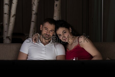 Cuplu distracţie femeie masculin frumos Imagine de stoc © Jasminko