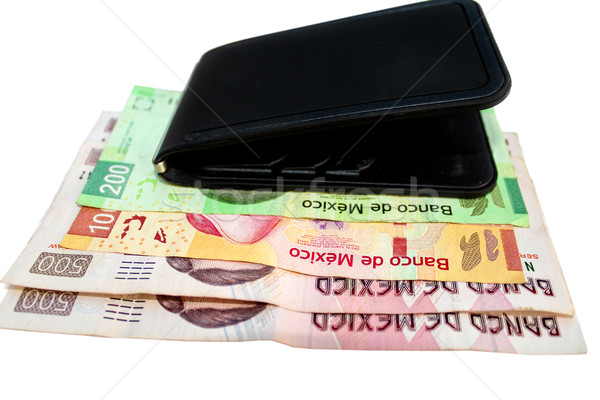 Kép mexikói 500 100 valuta számla Stock fotó © javiercorrea15