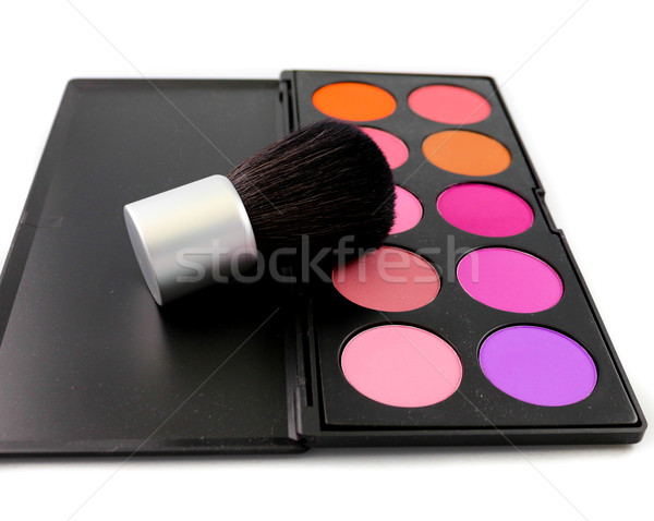 макияж палитра красочный случае белый лице Сток-фото © javiercorrea15