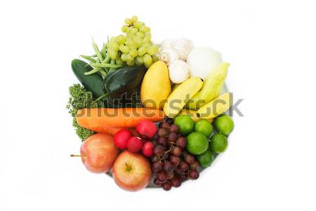 食べる プレート 野菜 果物 食品 ストックフォト © javiercorrea15