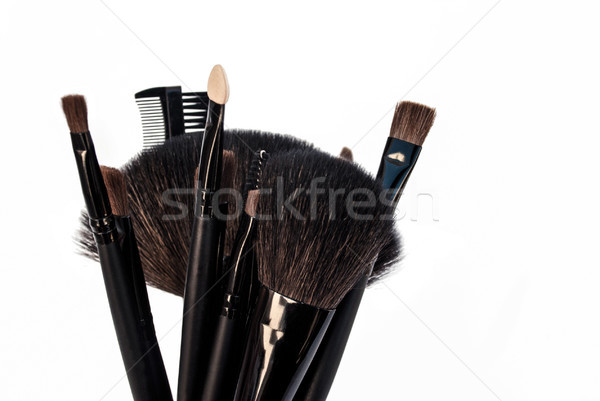を構成する 化粧品 孤立した 白 女性 ストックフォト © javiercorrea15
