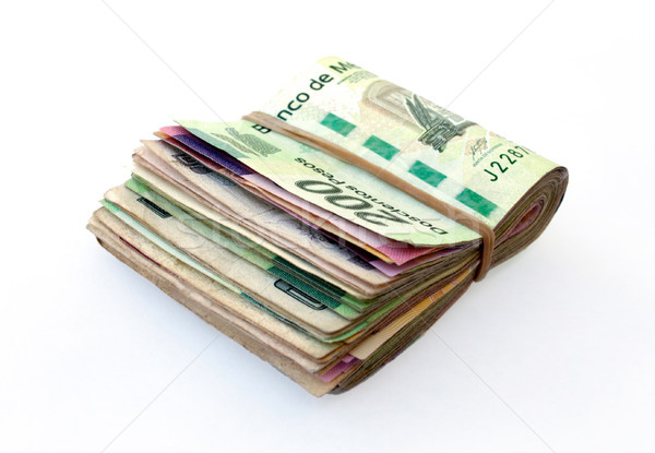 Mexican Währung Rechnungen Geld Erfolg Stock foto © javiercorrea15