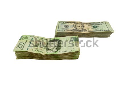 Cash Dollar Rechnungen mexican Dollar Stock foto © javiercorrea15