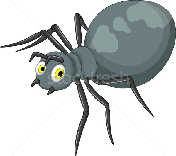 black spider cartoon Stock photo © jawa123