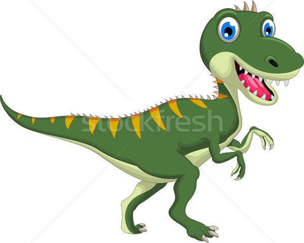 Cute dinozaur cartoon baby dziecko zęby Zdjęcia stock © jawa123
