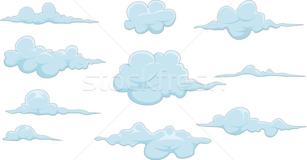 Stock fotó: Gyűjtemény · felhő · terv · természet · felirat · digitális