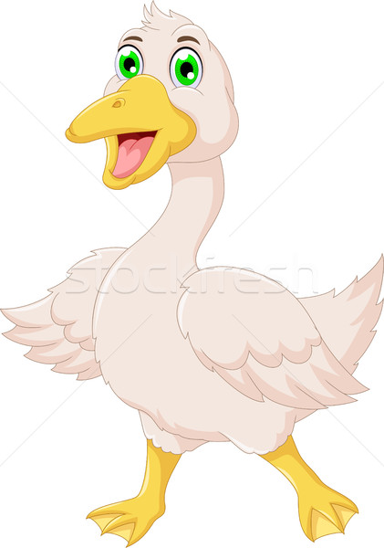 funny goose cartoon posing Stock photo © jawa123