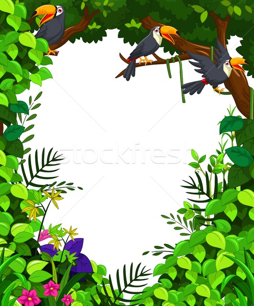 toucan in green forest Stock photo © jawa123