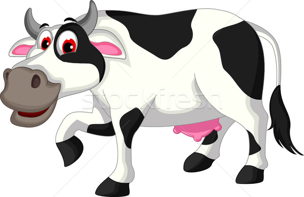 cow cartoon posing Stock photo © jawa123