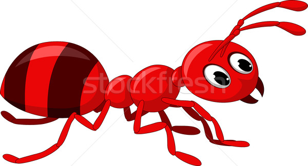 red ant cartoon Stock photo © jawa123