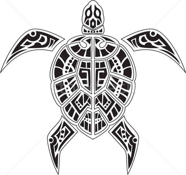 Turtles tattoo for your design Stock photo © jawa123