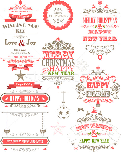 ornament decoration background for holiday Stock photo © jawa123